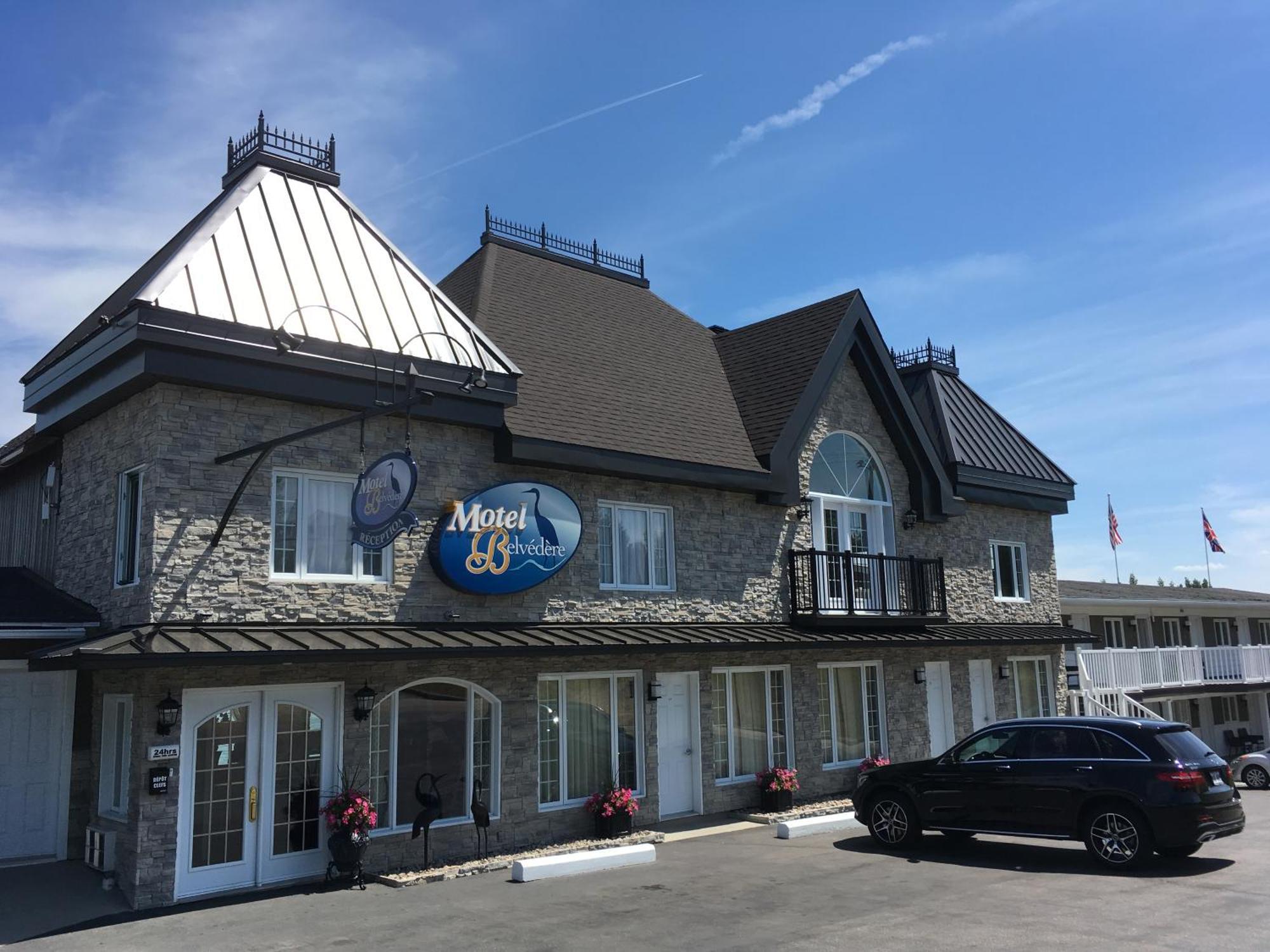 Motel Vue Belvedere Saint-Siméon エクステリア 写真